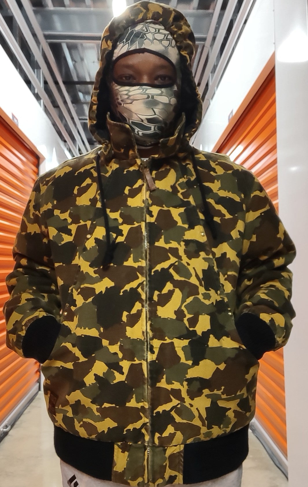 ROCAWEAR Camo Hooded Coat